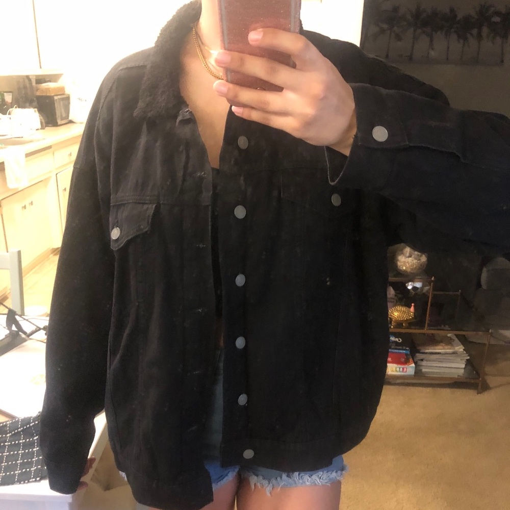 H&M Black Denim Jacket
